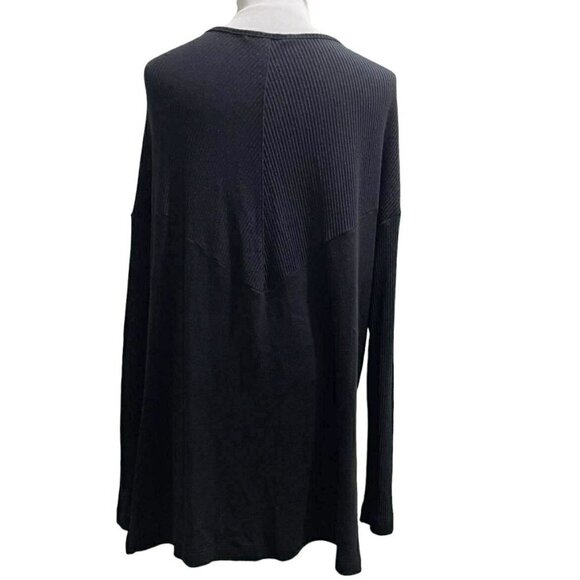 Three Dots Size Top Blouse Sweater Tencel Long Sleeve - Picture 3 of 6